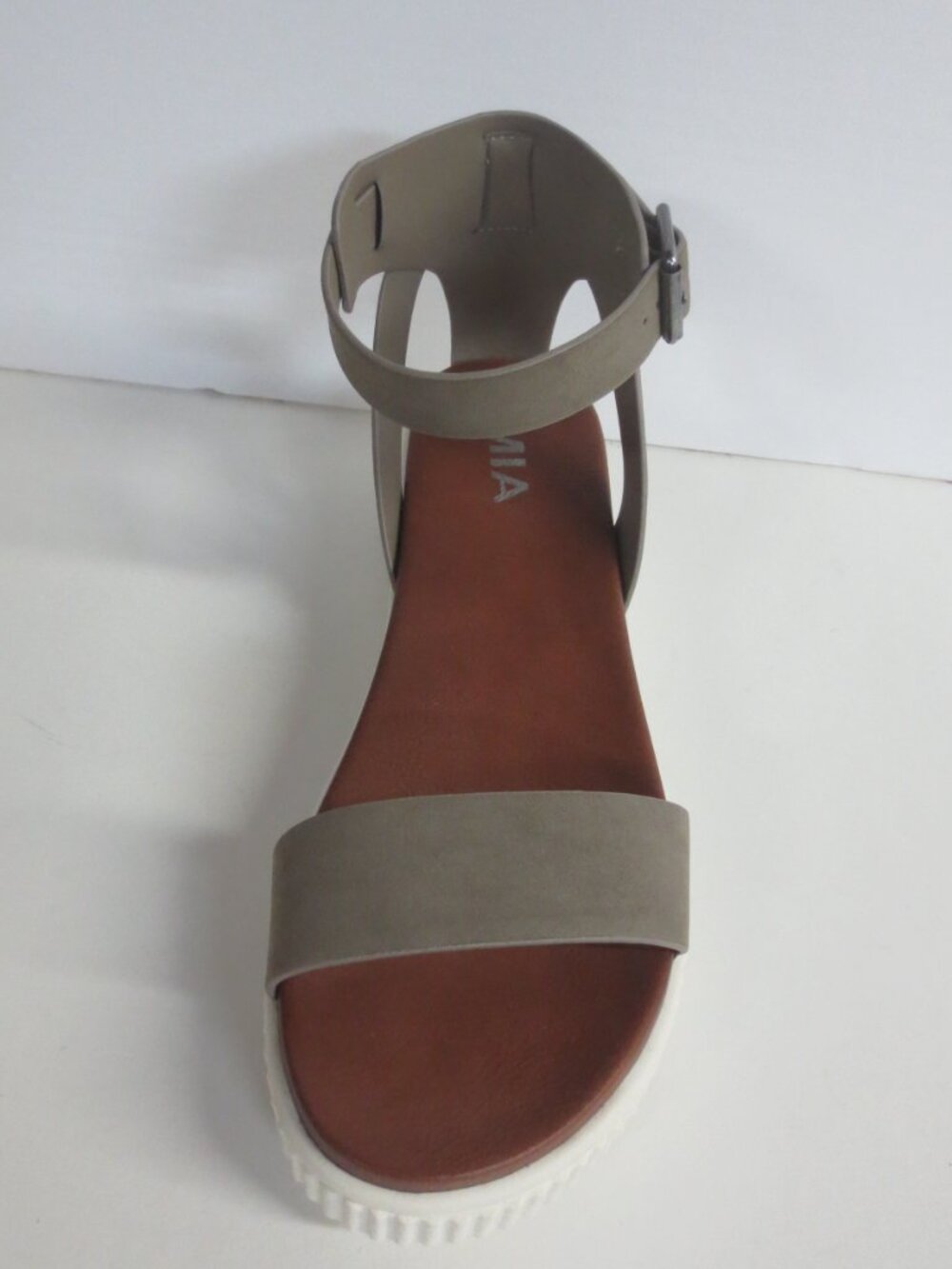 MIA WOMEN'S LUNNA TAUPE ANKLE SANDALS - US 7.5M